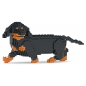 Jekca - Dachshund 06-M01 - Big - Lego - Sculpture - Construction - 4D - Brick Animals - Toys