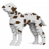 Jekca - Dalmatian 01-M02 - Big - Lego - Sculpture - Construction - 4D - Brick Animals - Toys