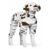 Jekca - Dalmatian 01-M02 - Big - Lego - Sculpture - Construction - 4D - Brick Animals - Toys