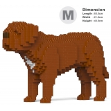 Jekca - Dogue De Bordeaux 01 - Big - Lego - Sculpture - Construction - 4D - Brick Animals - Toys