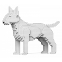 Jekca - English Bull Terrier 01-M03 - Big - Lego - Sculpture - Construction - 4D - Brick Animals - Toys