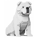 Jekca - English Bulldog 4-in-1 Pack 01-M02 - Big - Lego - Scultura - Costruzione - 4D - Animali di Mattoncini - Toys