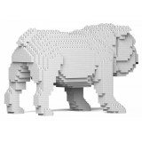 Jekca - English Bulldog 01-M02 - Big - Lego - Scultura - Costruzione - 4D - Animali di Mattoncini - Toys