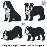 Jekca - English Bulldog 4-in-1 Pack 01-M04 - Big - Lego - Scultura - Costruzione - 4D - Animali di Mattoncini - Toys