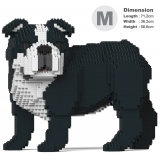 Jekca - English Bulldog 4-in-1 Pack 01-M04 - Big - Lego - Scultura - Costruzione - 4D - Animali di Mattoncini - Toys