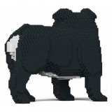 Jekca - English Bulldog 4-in-1 Pack 01-M04 - Big - Lego - Scultura - Costruzione - 4D - Animali di Mattoncini - Toys