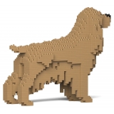 Jekca - English Cocker Spaniel 01-M01 - Big - Lego - Scultura - Costruzione - 4D - Animali di Mattoncini - Toys