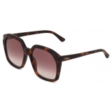 Chloé - Salome Sunglasses - Rose Havana Gradient Burgundy - Chloé Eyewear