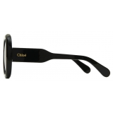 Chloé - Gayia Sunglasses - Black Gradient Burgundy - Chloé Eyewear