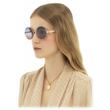 Chloé - Aly Sunglasses - Gold Green Blue Rust - Chloé Eyewear