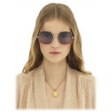 Chloé - Aly Sunglasses - Gold Green Blue Rust - Chloé Eyewear