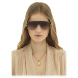 Chloé - Aly Sunglasses - Gold Gradient Brown - Chloé Eyewear