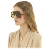 Chloé - Salomé Sunglasses - Havana Sand Khaki - Chloé Eyewear