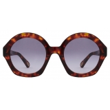 Chloé - Marcie Sunglasses - Burnt Havana Gradient Violet - Chloé Eyewear