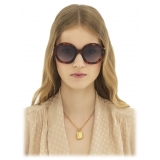 Chloé - Marcie Sunglasses - Burnt Havana Gradient Violet - Chloé Eyewear