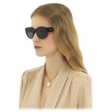 Chloé - Gayia Sunglasses - Crystal Black Gray - Chloé Eyewear