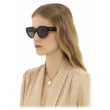 Chloé - Gayia Sunglasses - Dark Havana Chocolate Brown - Chloé Eyewear