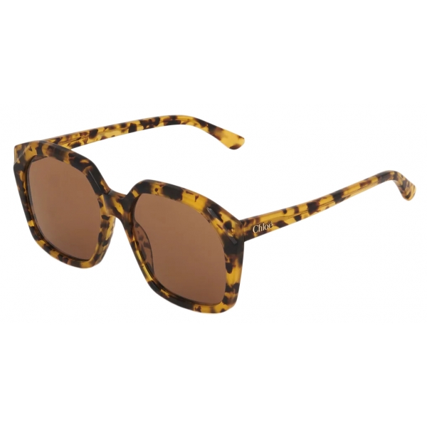 Chloé - Occhiali da Sole Salomé - Havana Marrone - Chloé Eyewear