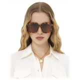 Chloé - Occhiali da Sole Salomé - Havana Marrone - Chloé Eyewear