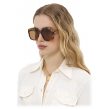 Chloé - Occhiali da Sole Salomé - Havana Marrone - Chloé Eyewear