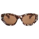 Chloé - Gayia Sunglasses - Havana Brown Spotted White - Chloé Eyewear