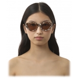 Chloé - Gayia Sunglasses - Havana Brown Spotted White - Chloé Eyewear