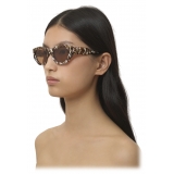 Chloé - Gayia Sunglasses - Havana Brown Spotted White - Chloé Eyewear