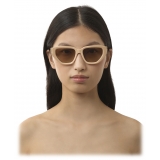 Chloé - Marcie Sunglasses - Rose Ivory Brown Ochre - Chloé Eyewear