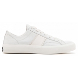 Tom Ford - Sneakers Basse in Pelle di Vitello Bianca e Beige - Tom Ford Exclusive Luxury Collection