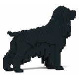 Jekca - English Cocker Spaniel 01-M02 - Big - Lego - Sculpture - Construction - 4D - Brick Animals - Toys