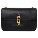 Tom Ford - Borsa Tote con Manico a Maglie di Catena in Pelle Nera - Tom Ford Exclusive Luxury Collection