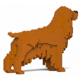 Jekca - English Cocker Spaniel 01-M03 - Big - Lego - Scultura - Costruzione - 4D - Animali di Mattoncini - Toys