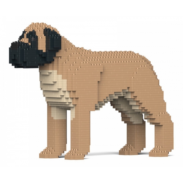 Jekca - English Mastiff 01-M01 - Big - Lego - Sculpture - Construction - 4D - Brick Animals - Toys