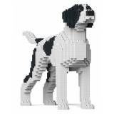 Jekca - English Pointer 01-M02 - Big - Lego - Scultura - Costruzione - 4D - Animali di Mattoncini - Toys