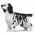 Jekca - English Setter 01-M02 - Big - Lego - Sculpture - Construction - 4D - Brick Animals - Toys