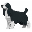 Jekca - English Springer Spaniel 01-M02 - Big - Lego - Scultura - Costruzione - 4D - Animali di Mattoncini - Toys