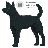 Jekca - Formosan Mountain Dog 01 - Big - Lego - Scultura - Costruzione - 4D - Animali di Mattoncini - Toys