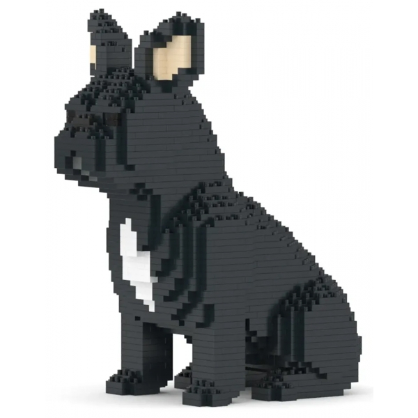 Jekca - French Bulldog 04-M03 - Big - Lego - Sculpture - Construction - 4D - Brick Animals - Toys