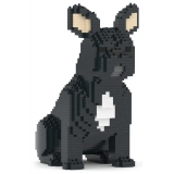 Jekca - French Bulldog 04-M03 - Big - Lego - Sculpture - Construction - 4D - Brick Animals - Toys