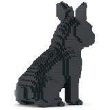 Jekca - French Bulldog 04-M03 - Big - Lego - Sculpture - Construction - 4D - Brick Animals - Toys