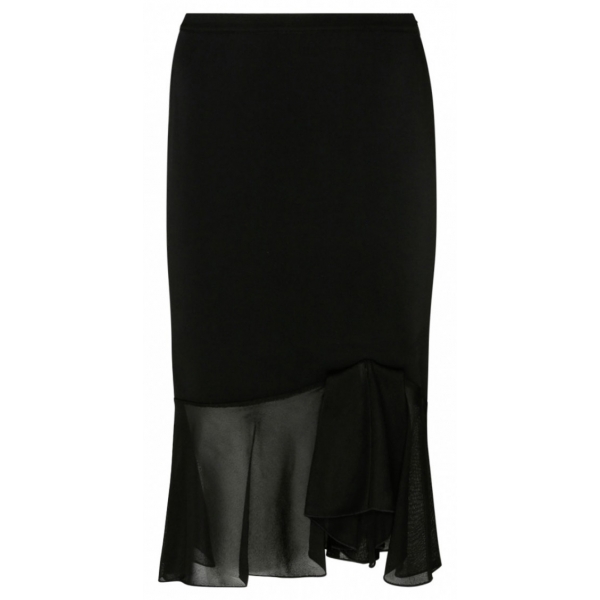 Tom Ford - Black Wrap Mini Skirt - Tom Ford Exclusive Luxury Collection