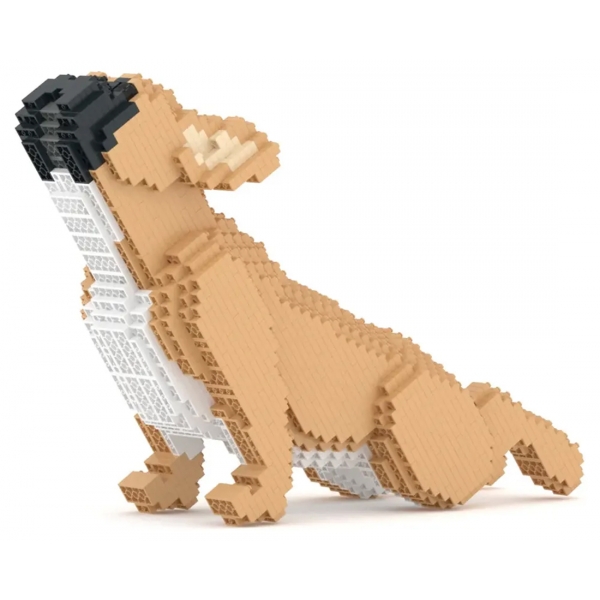 Jekca - French Bulldog 05-M01 - Big - Lego - Sculpture - Construction - 4D - Brick Animals - Toys