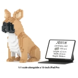 Jekca - French Bulldog 04-M01 - Big - Lego - Scultura - Costruzione - 4D - Animali di Mattoncini - Toys