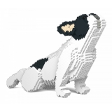 Jekca - French Bulldog 05-M04 - Big - Lego - Scultura - Costruzione - 4D - Animali di Mattoncini - Toys