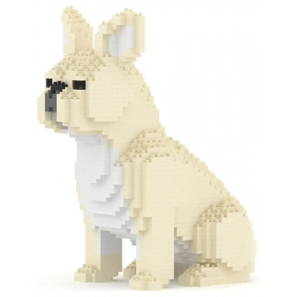 Jekca - French Bulldog 04-M02 - Big - Lego - Scultura - Costruzione - 4D - Animali di Mattoncini - Toys