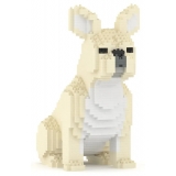 Jekca - French Bulldog 04-M02 - Big - Lego - Sculpture - Construction - 4D - Brick Animals - Toys