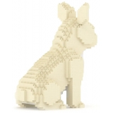 Jekca - French Bulldog 04-M02 - Big - Lego - Scultura - Costruzione - 4D - Animali di Mattoncini - Toys