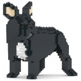 Jekca - French Bulldog 03-M03 - Big - Lego - Sculpture - Construction - 4D - Brick Animals - Toys