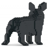 Jekca - French Bulldog 03-M03 - Big - Lego - Sculpture - Construction - 4D - Brick Animals - Toys