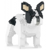 Jekca - French Bulldog 02-M04 - Big - Lego - Sculpture - Construction - 4D - Brick Animals - Toys